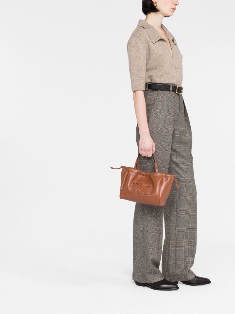 Brown Cuir Triomphe Tote Bag