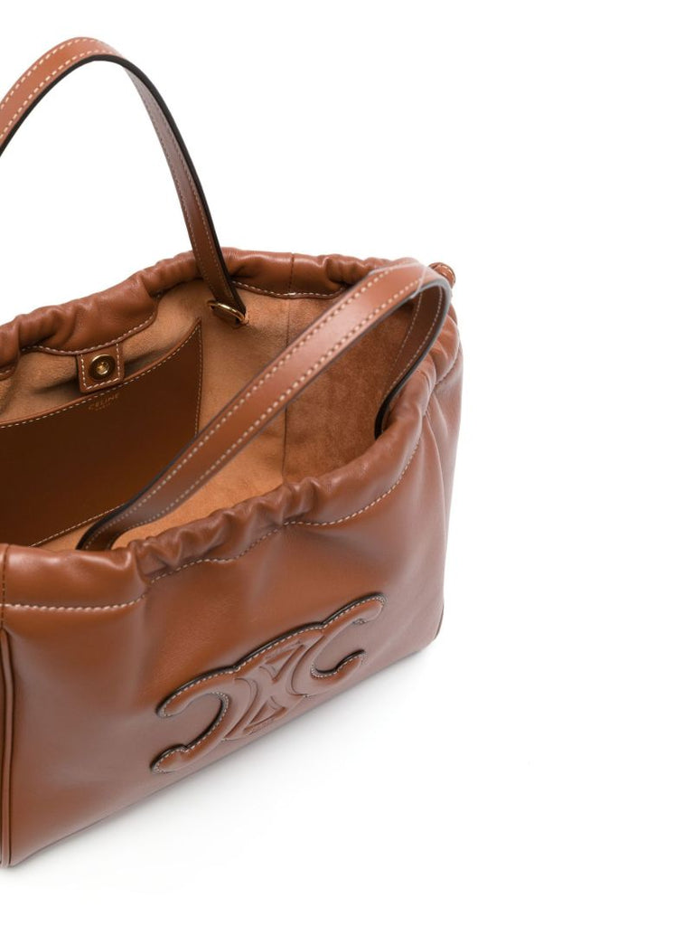 Brown Cuir Triomphe Tote Bag