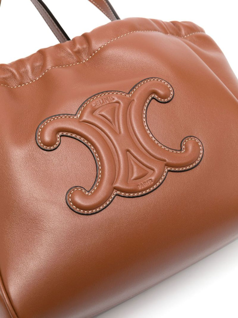 Brown Cuir Triomphe Tote Bag