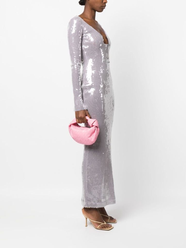 Pink Mini Jodie Leather Top Handle Bag