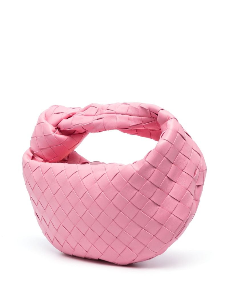 Pink Mini Jodie Leather Top Handle Bag