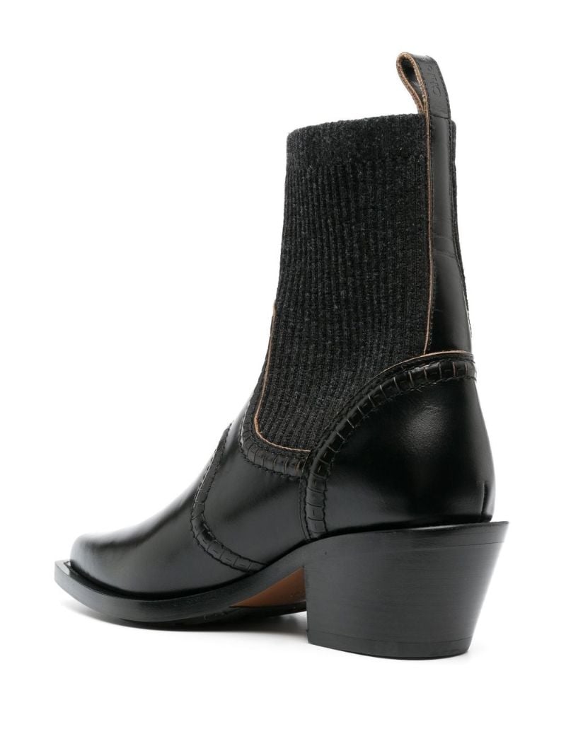 Black Nellie 50 Leather Ankle Boots