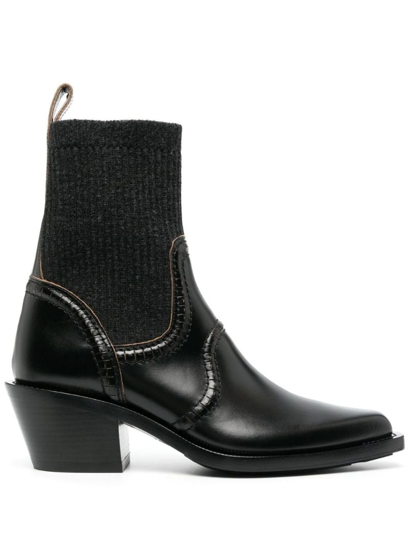 Black Nellie 50 Leather Ankle Boots
