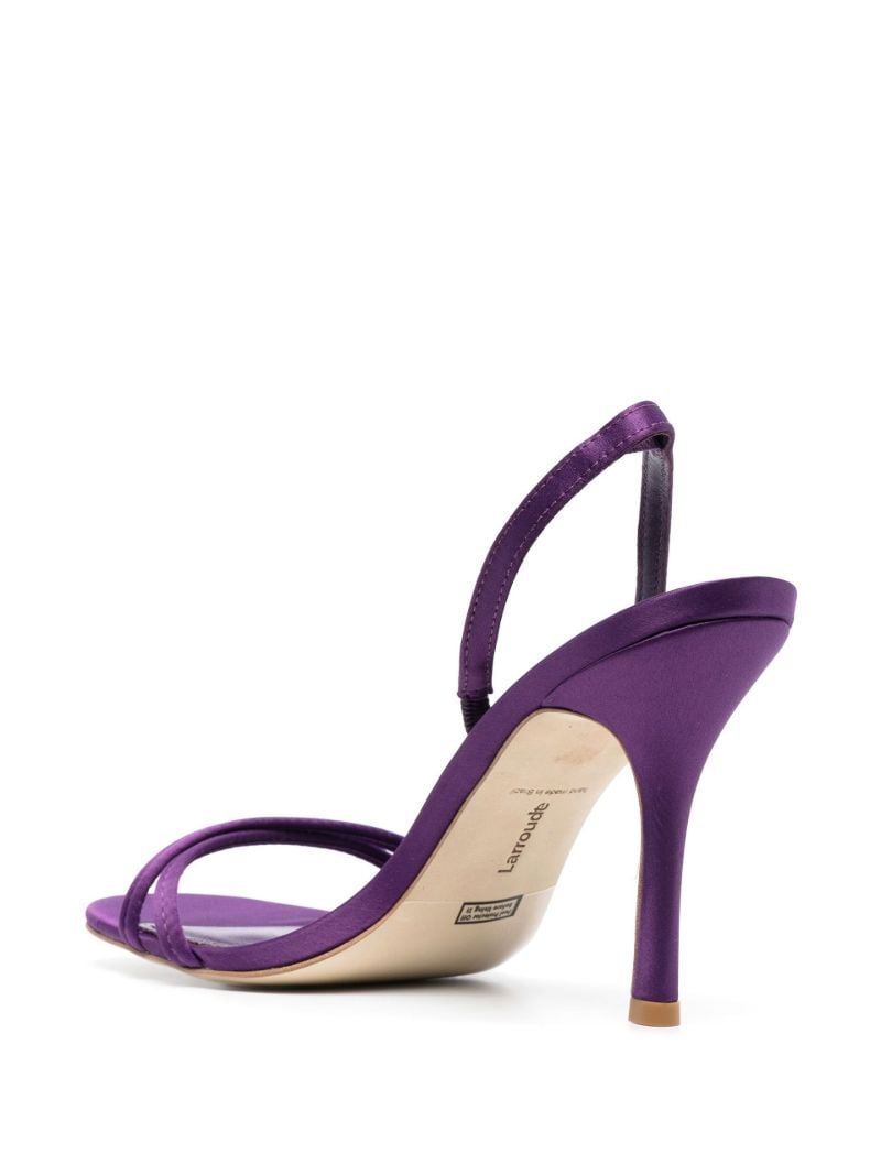 Purple Annie 105 Satin Sandals