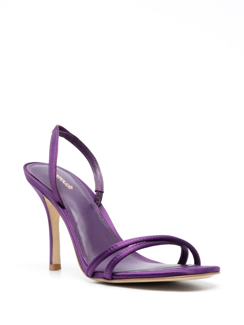 Purple Annie 105 Satin Sandals