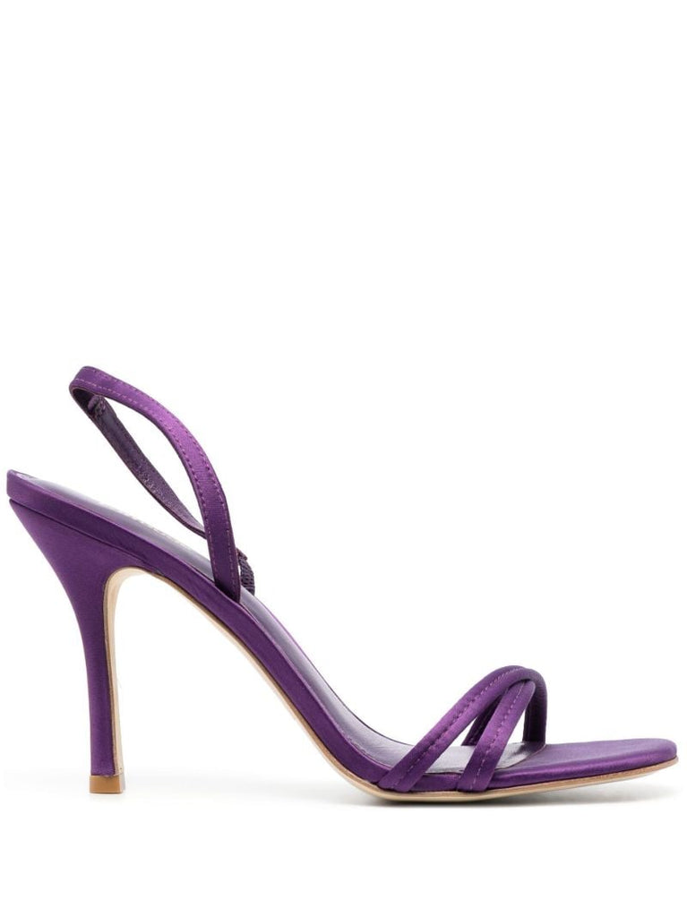 Purple Annie 105 Satin Sandals