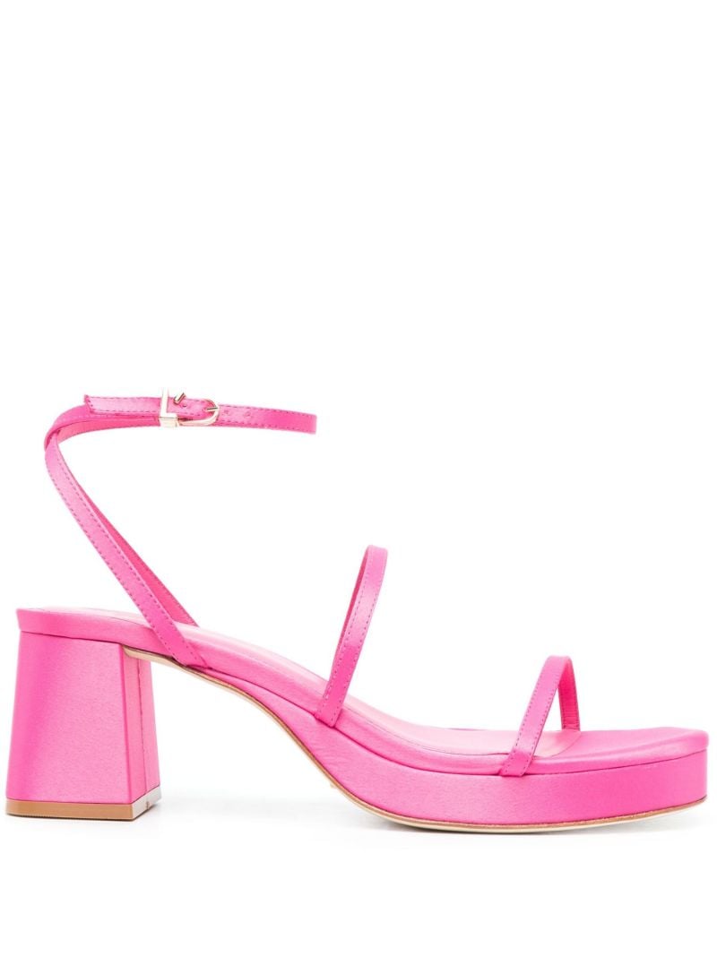 Pink Gio 70 Block Heel Sandals