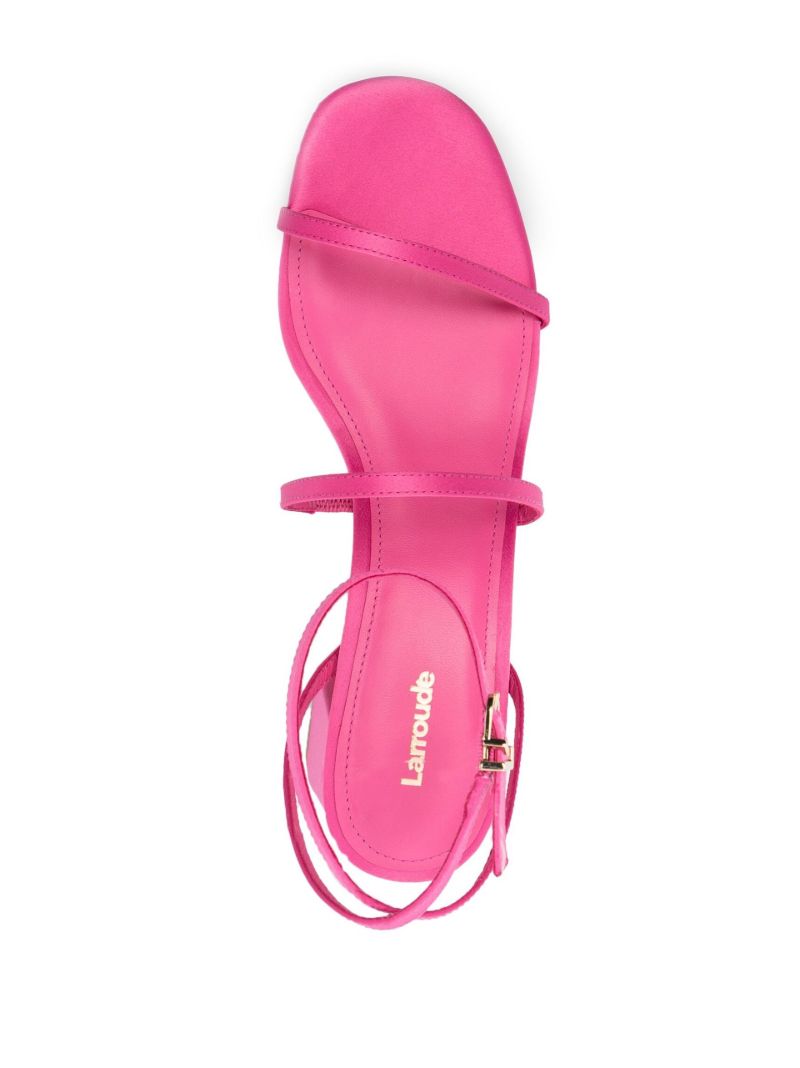 Pink Gio 70 Block Heel Sandals