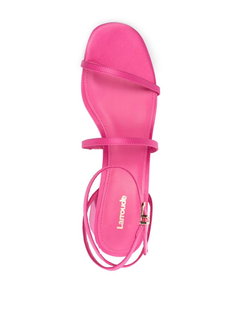 Pink Gio 70 Block Heel Sandals