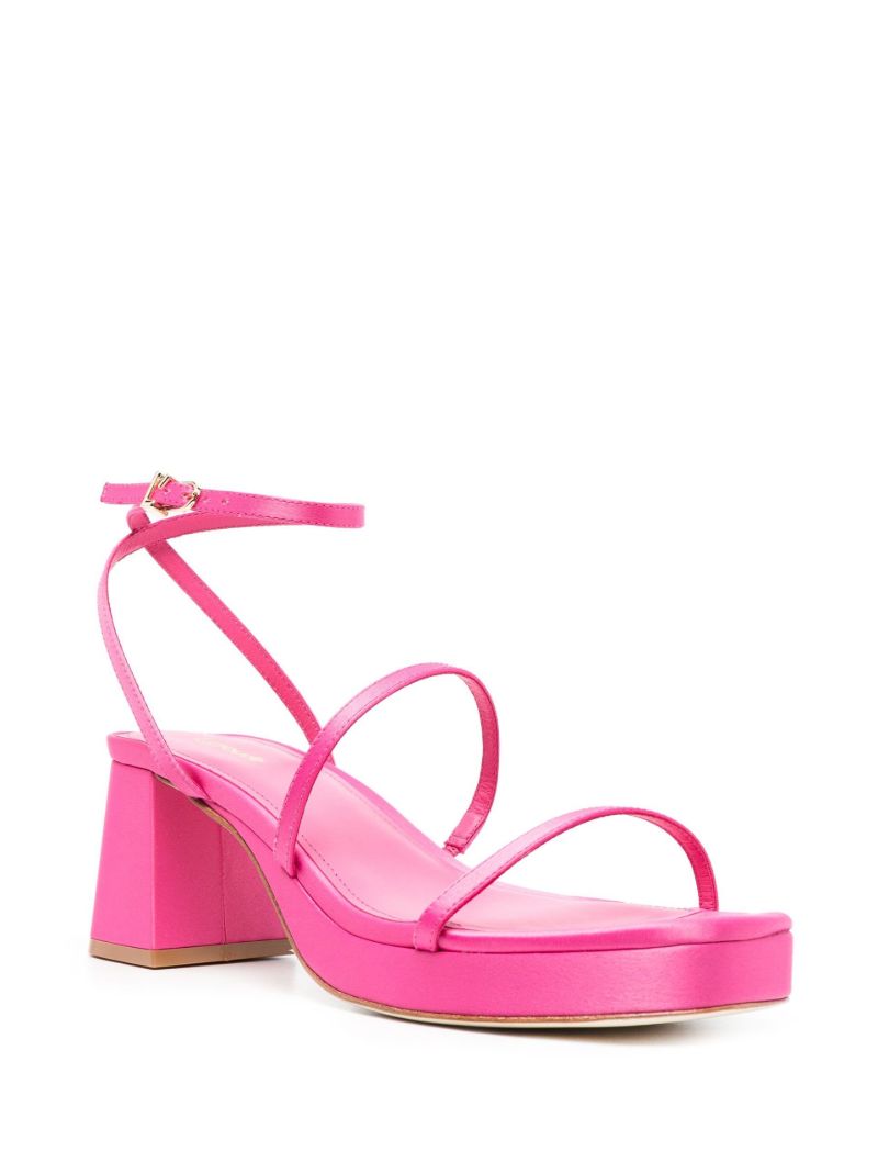Pink Gio 70 Block Heel Sandals