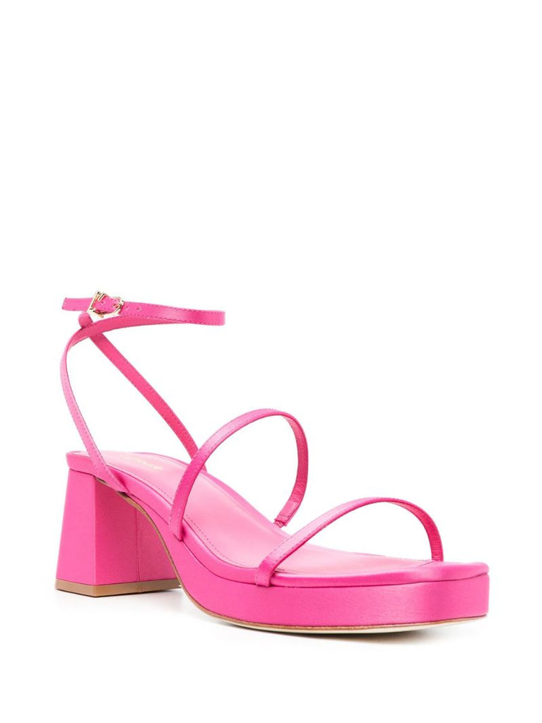 Pink Gio 70 Block Heel Sandals