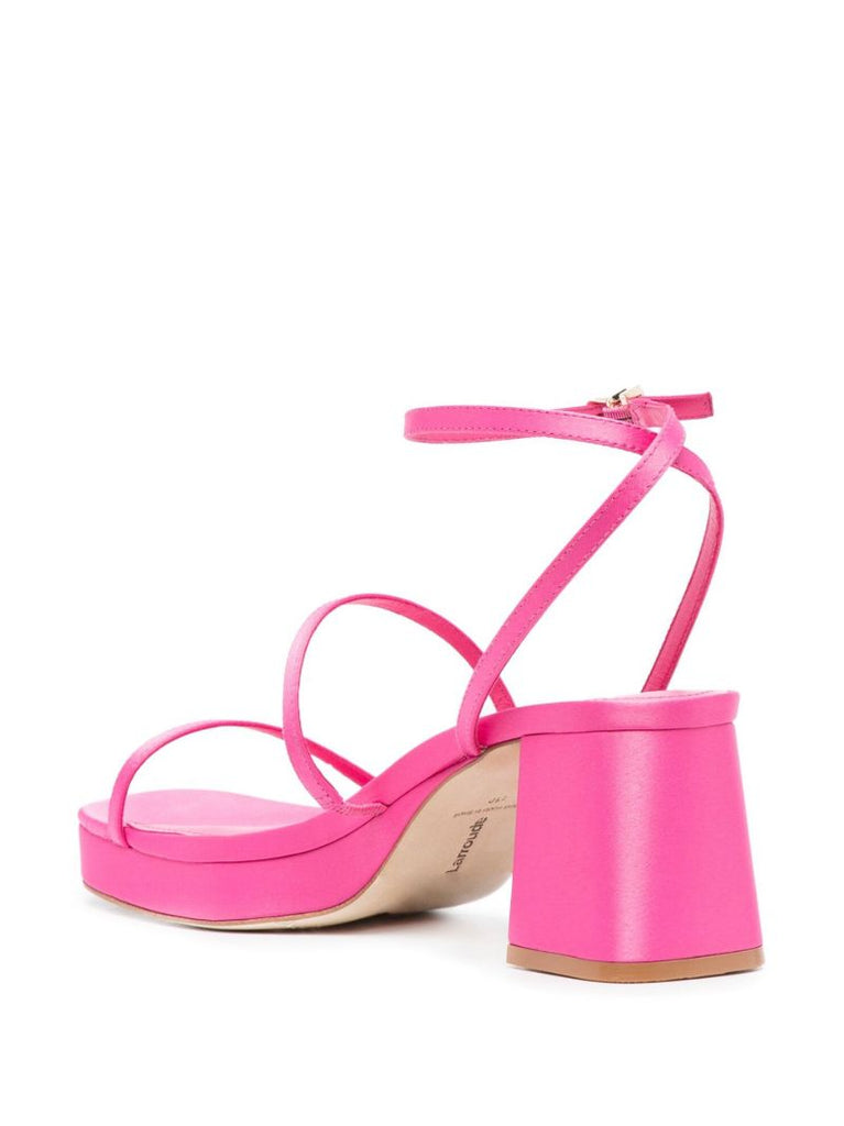 Pink Gio 70 Block Heel Sandals
