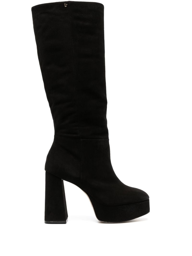 Black Biba 110 Knee-high Platform Boots