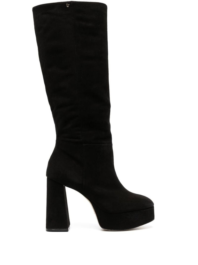 Black Biba 110 Knee-high Platform Boots