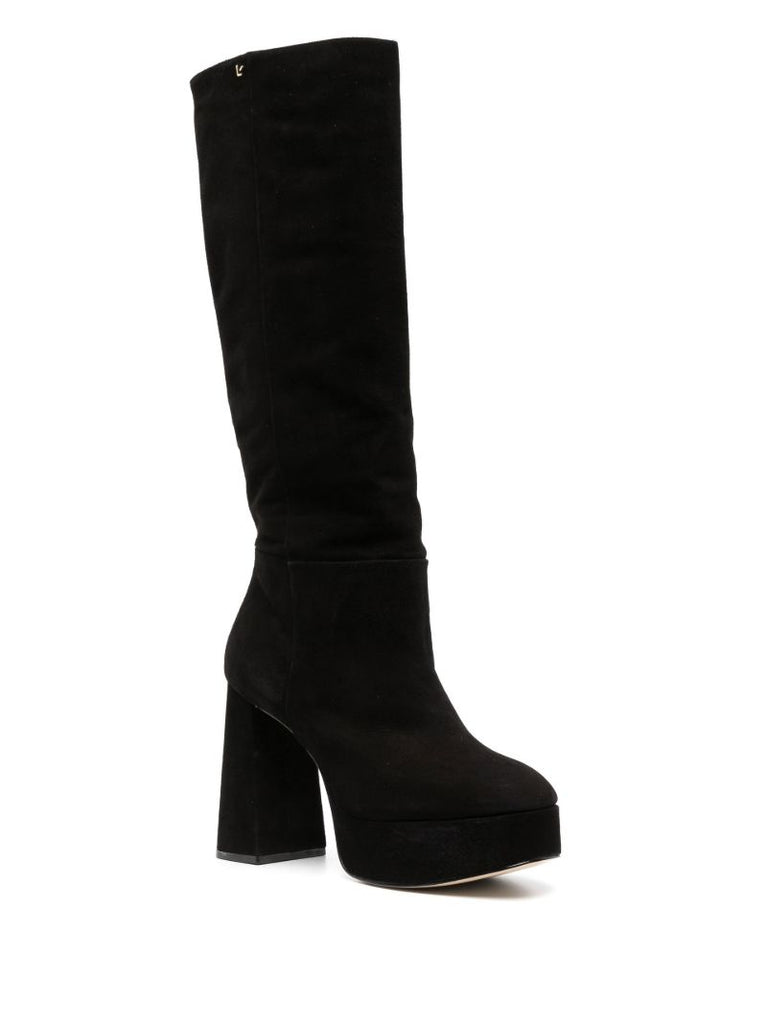 Black Biba 110 Knee-high Platform Boots