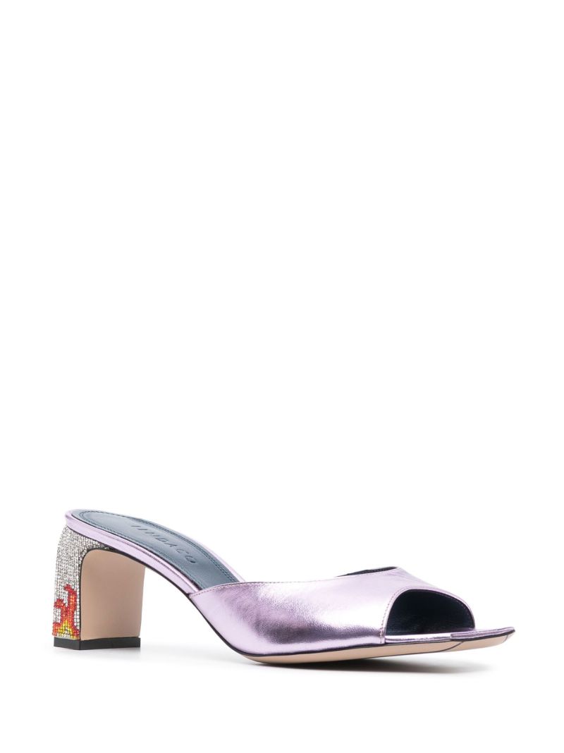Purple Ade 60 Crystal Sandals