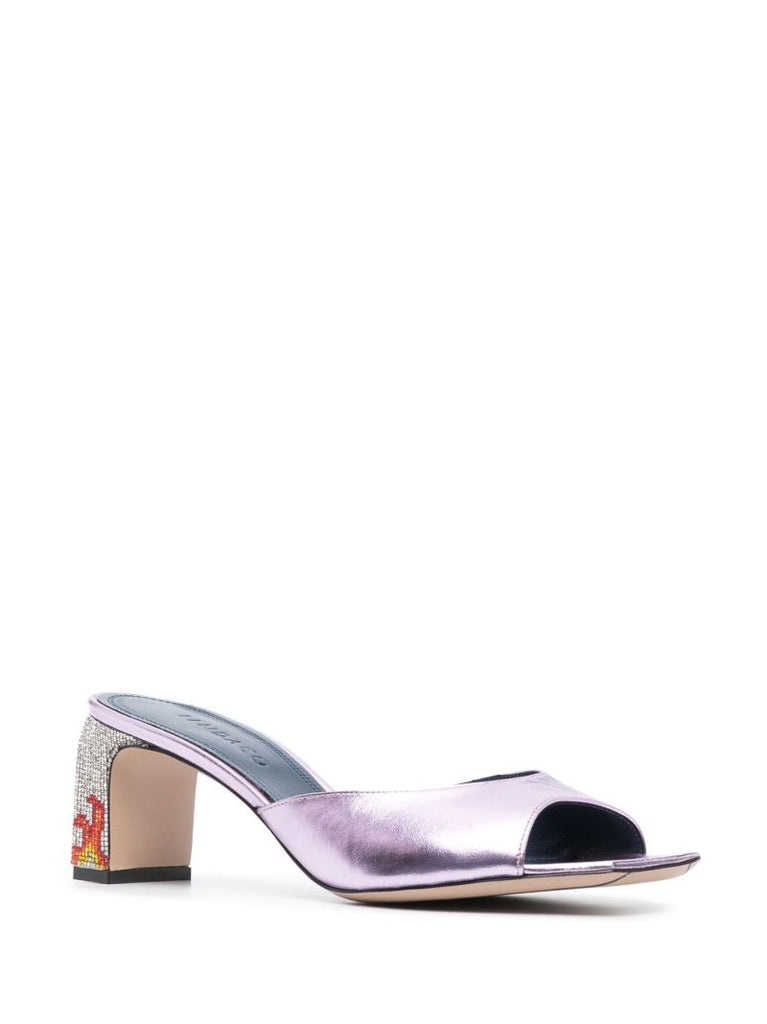 Purple Ade 60 Crystal Sandals