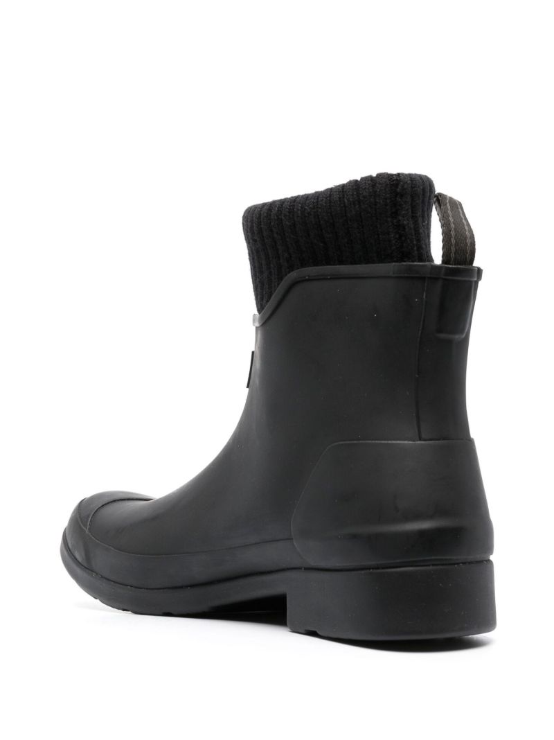Black In/out Sock Chelsea Boots