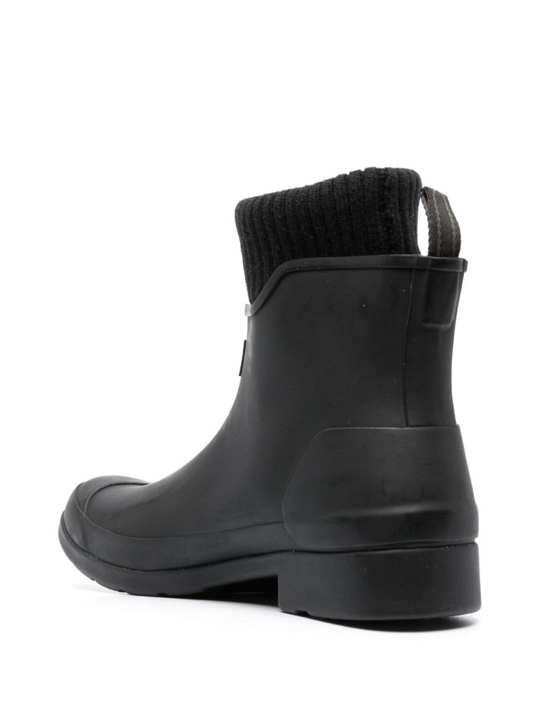 Black In/out Sock Chelsea Boots