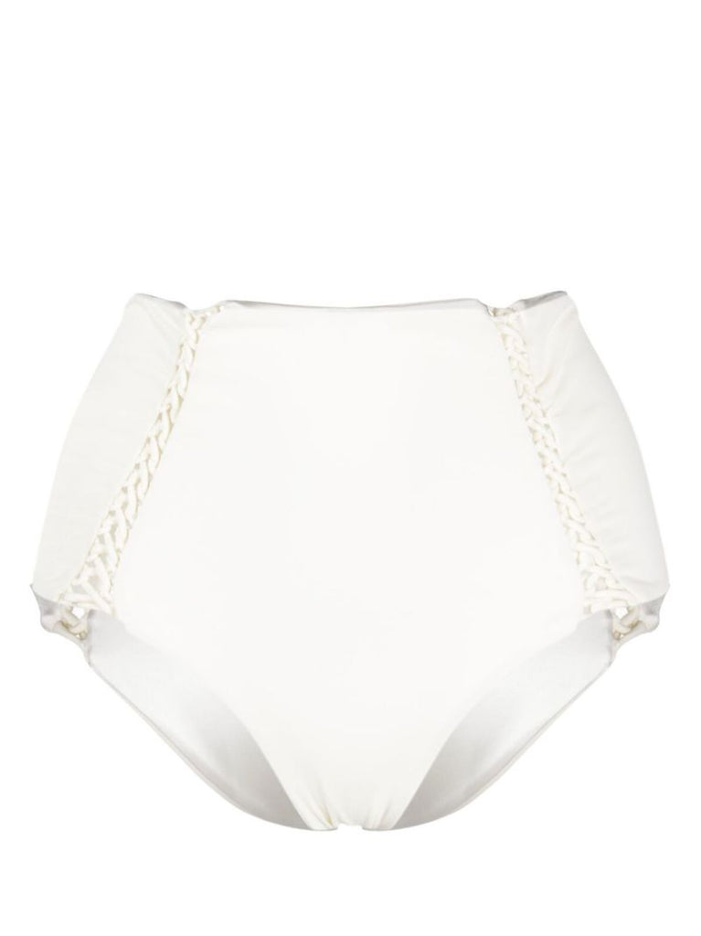 White Braided Bikini Bottoms