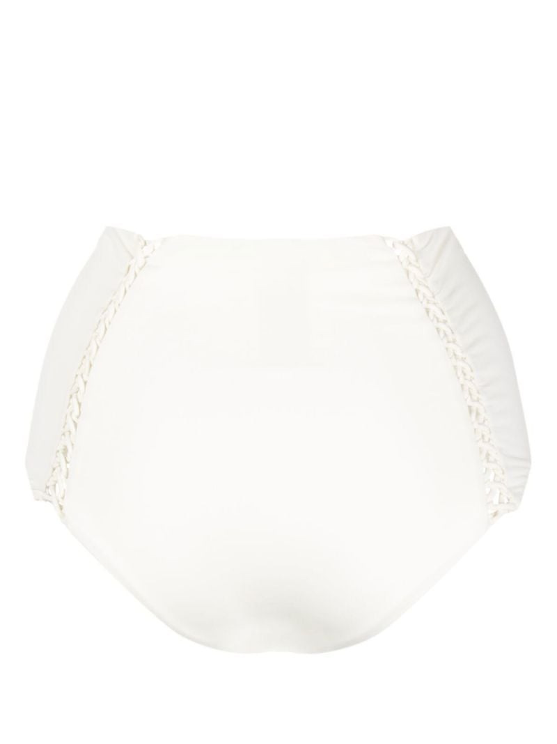 White Braided Bikini Bottoms