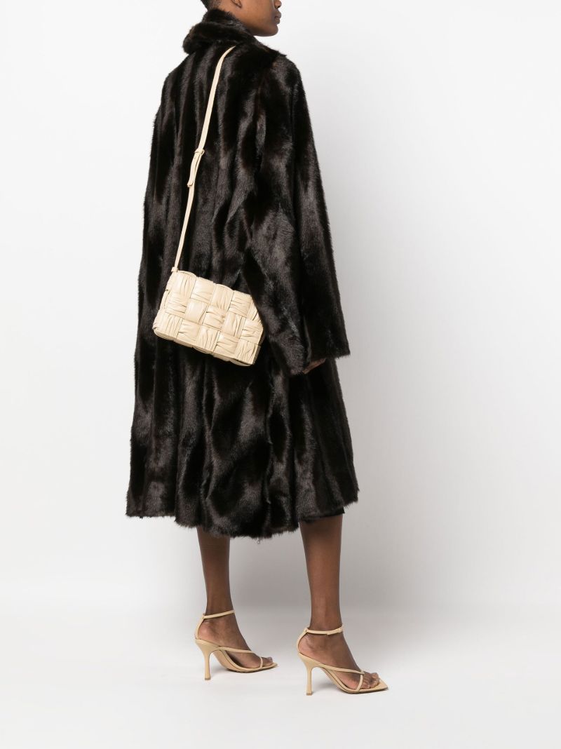 Neutral Cassette Leather Cross Body Bag