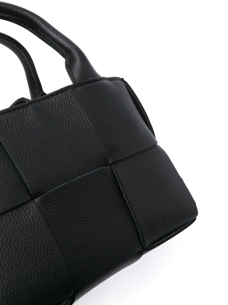 Black Candy Arco Leather Top Handle Bag