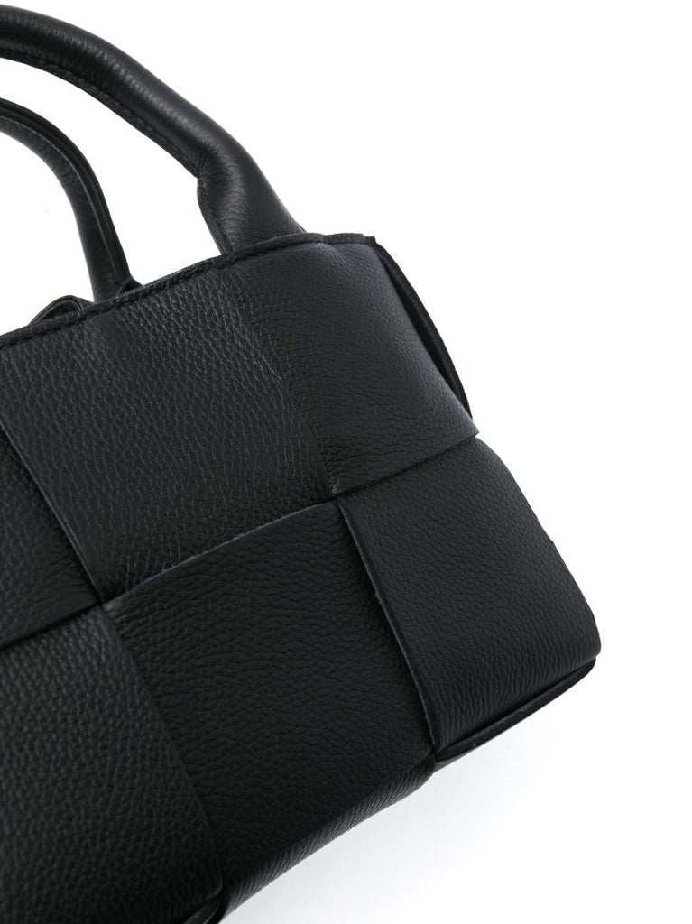 Black Candy Arco Leather Top Handle Bag