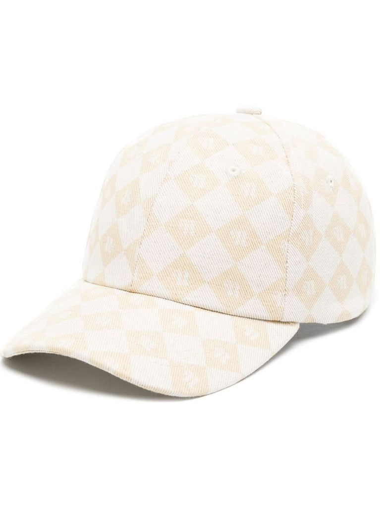 Neutral Amoy Diamond-check Cap