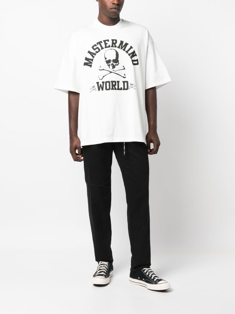 White Logo-print Short Sleeve T-shirt