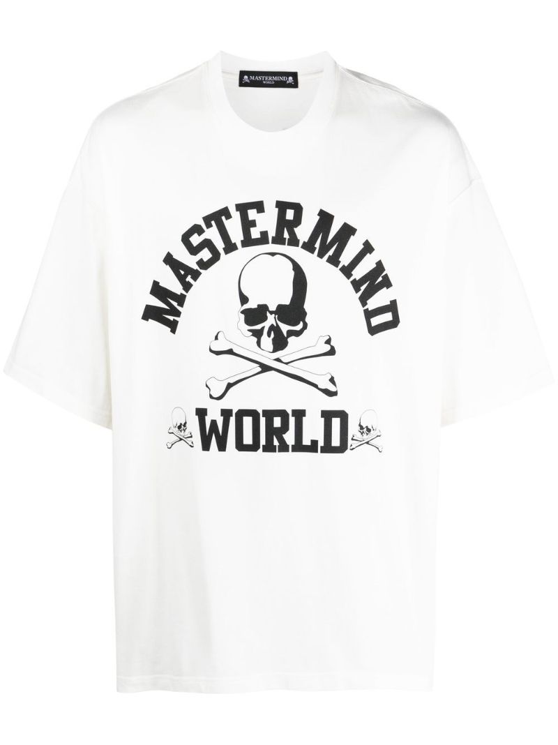 White Logo-print Short Sleeve T-shirt