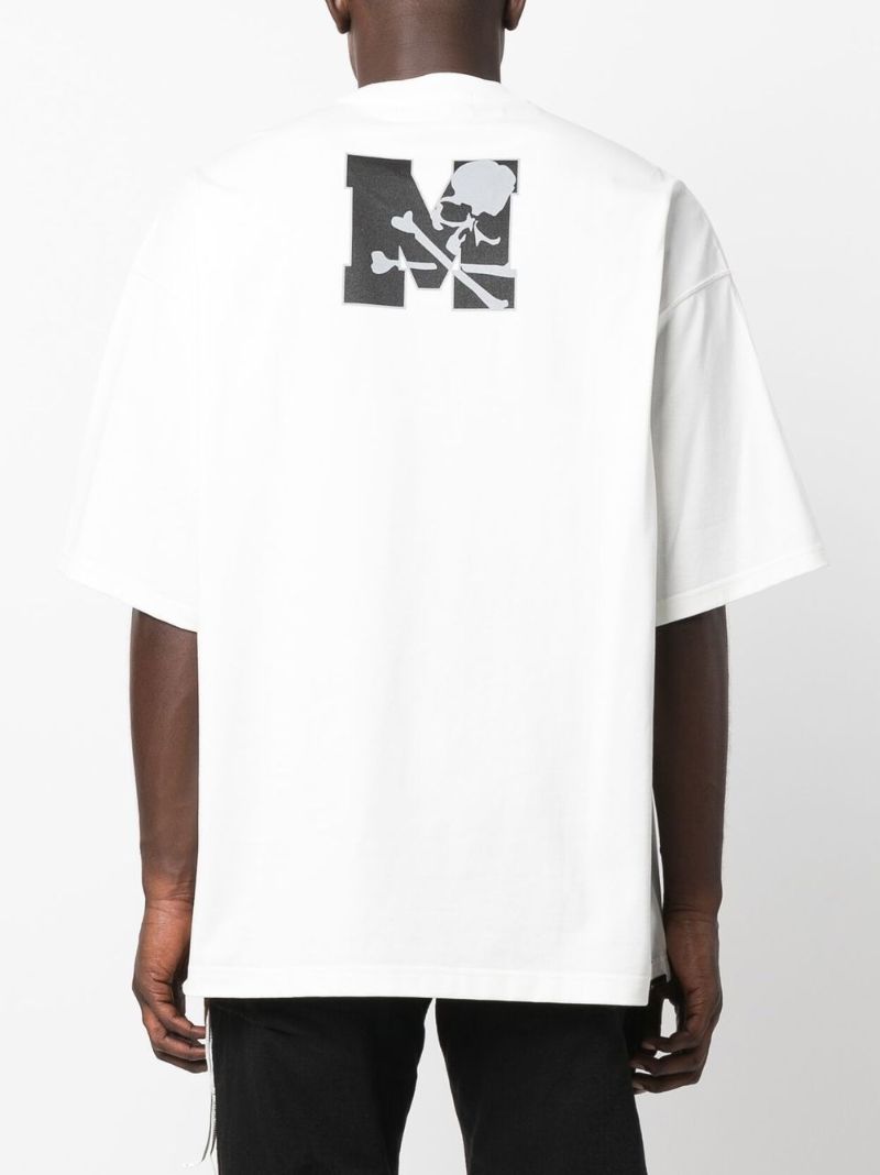 White Logo-print Short Sleeve T-shirt