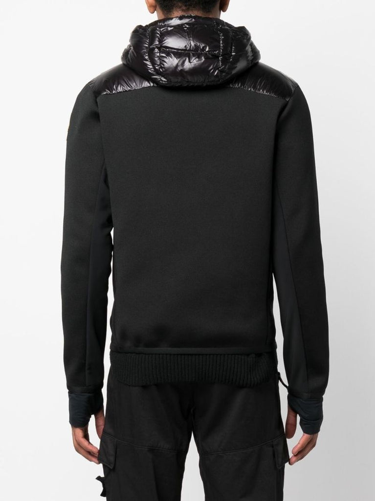 Black Padded Hoodie