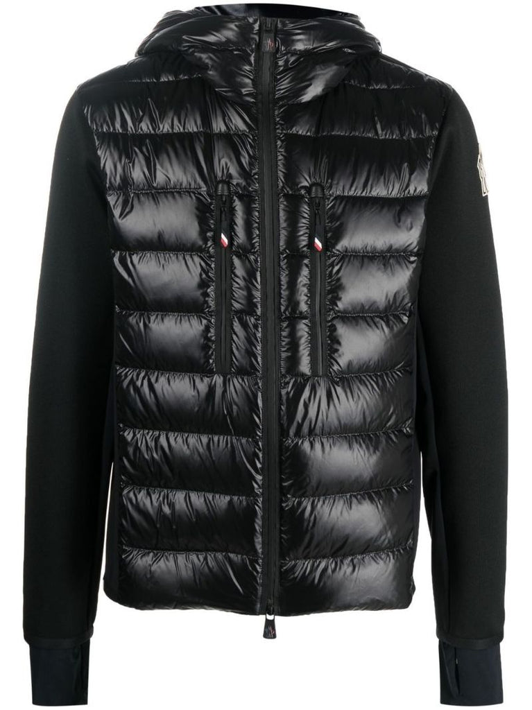 Black Padded Hoodie