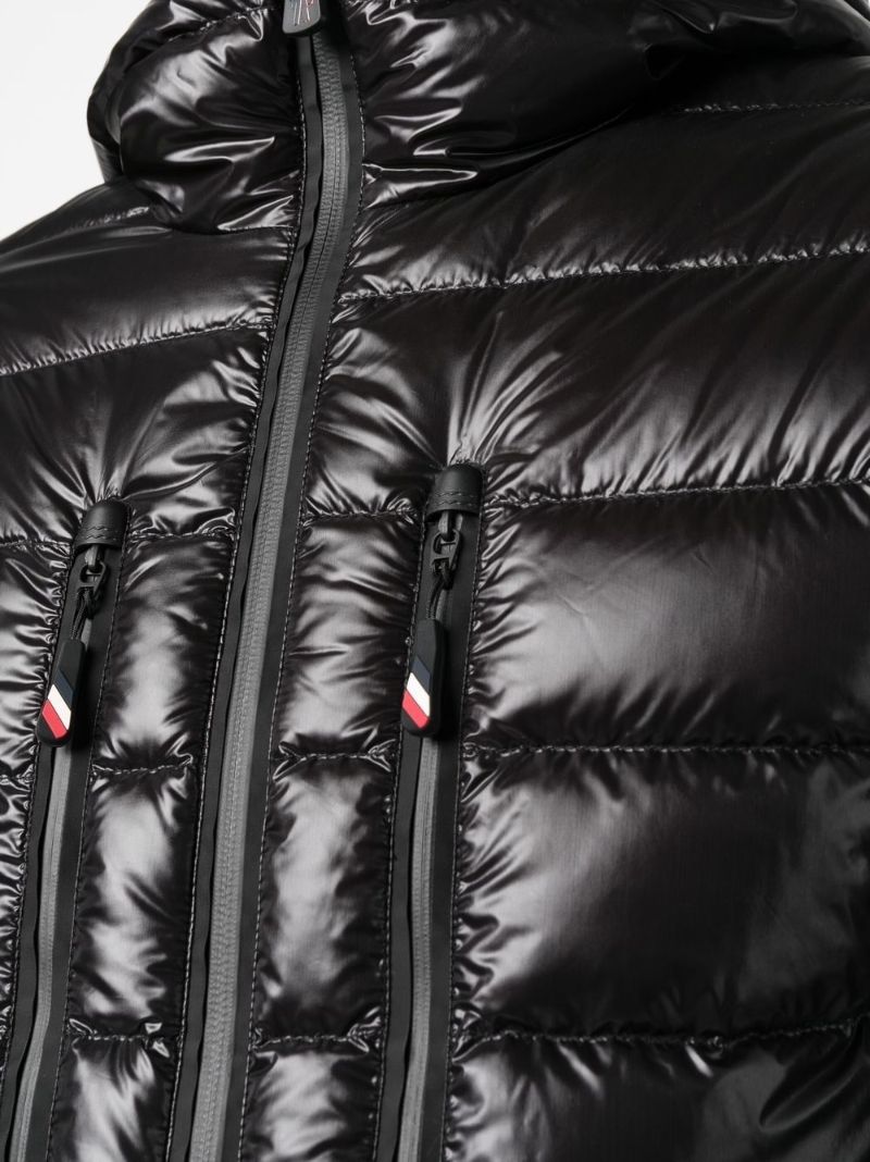 Black Padded Hoodie