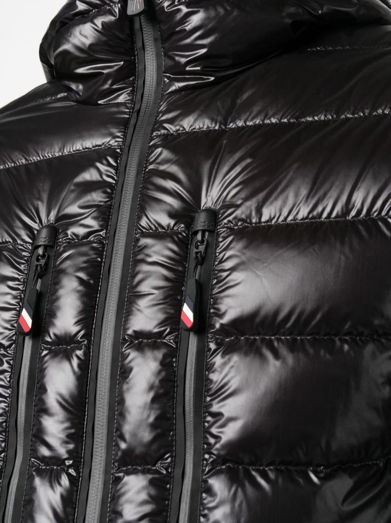 Black Padded Hoodie