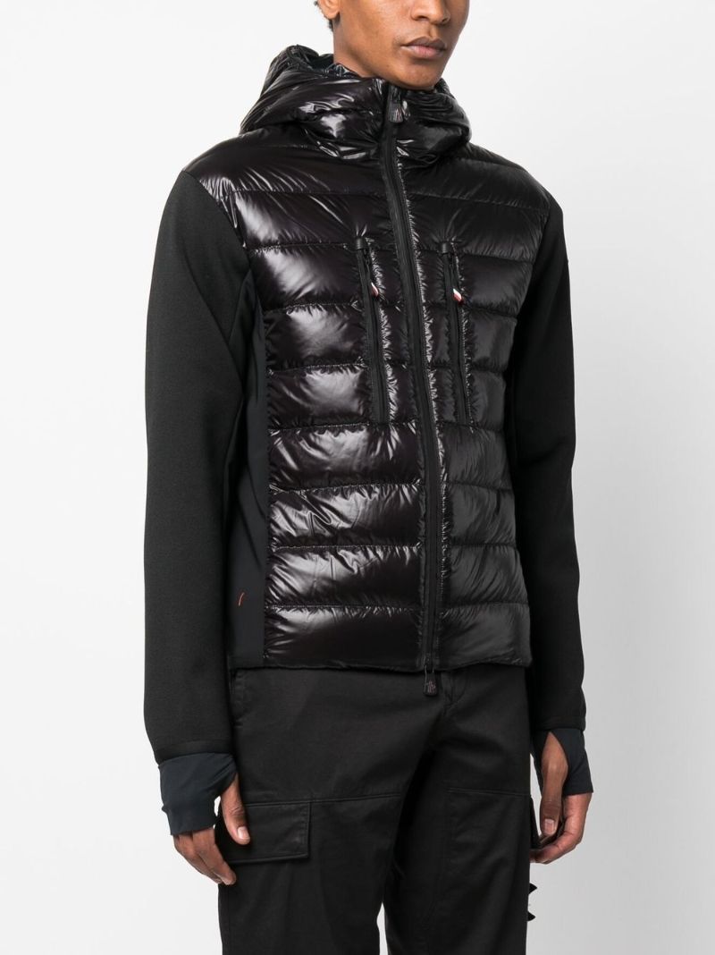 Black Padded Hoodie