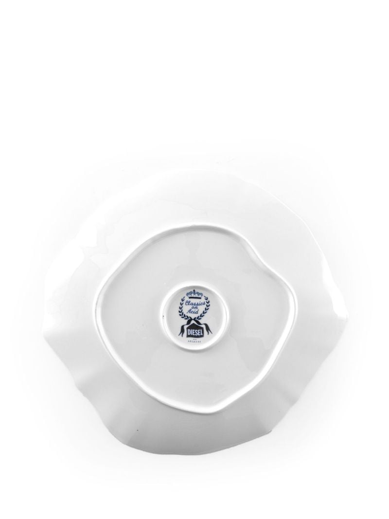 X Diesel Blue Living Mastricht Ship Porcelain Plate
