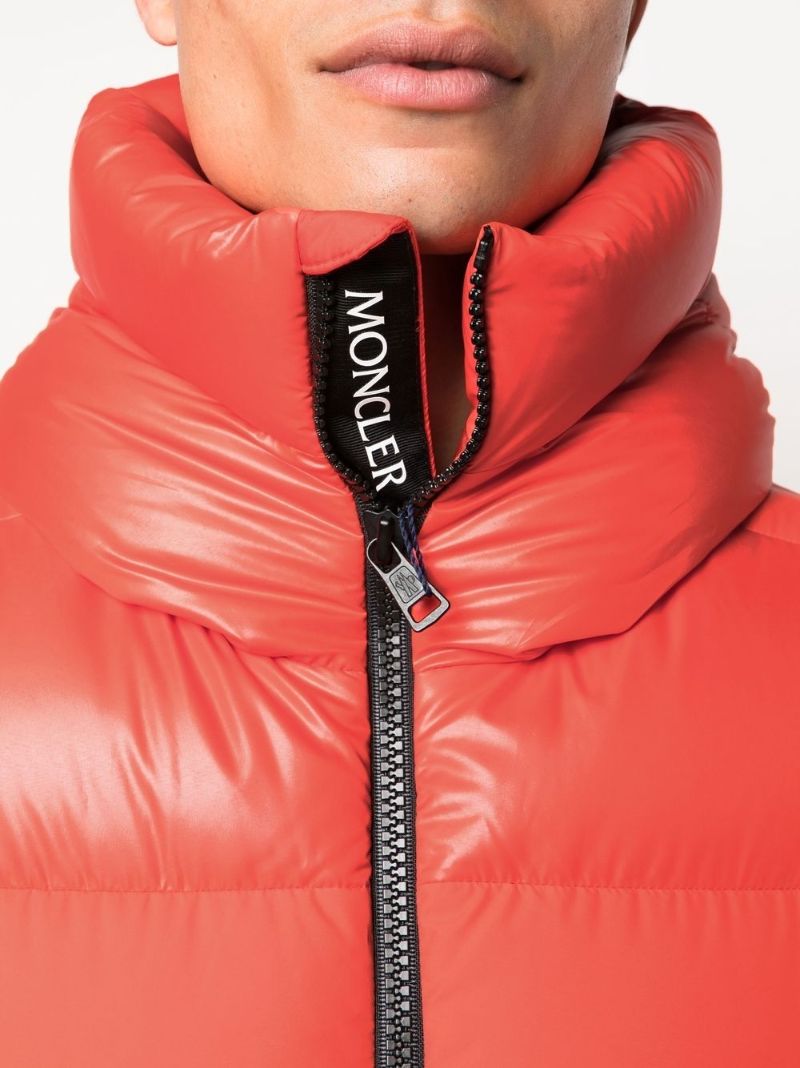 Red Damavand Short Puffer Jacket