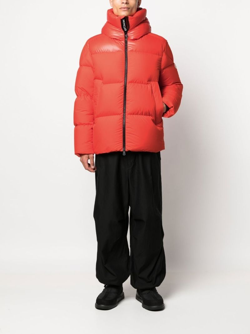 Red Damavand Short Puffer Jacket