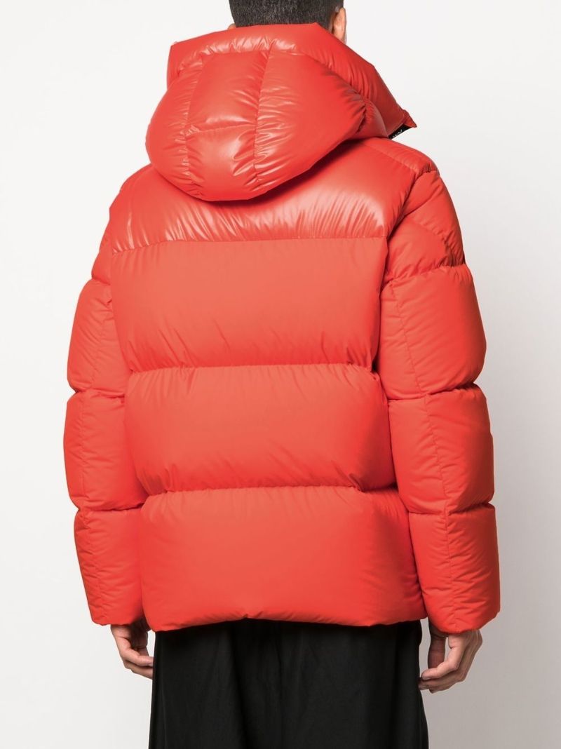 Red Damavand Short Puffer Jacket