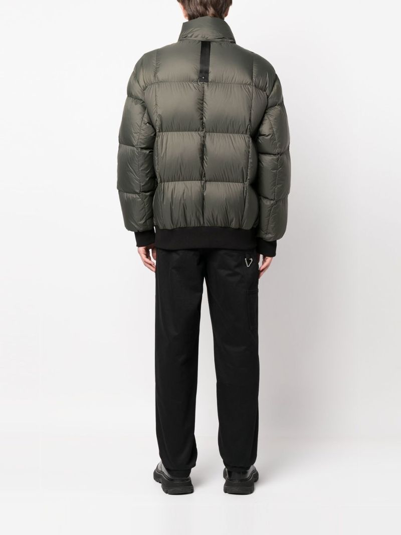Green 125th Street Padded Bomber Jacket