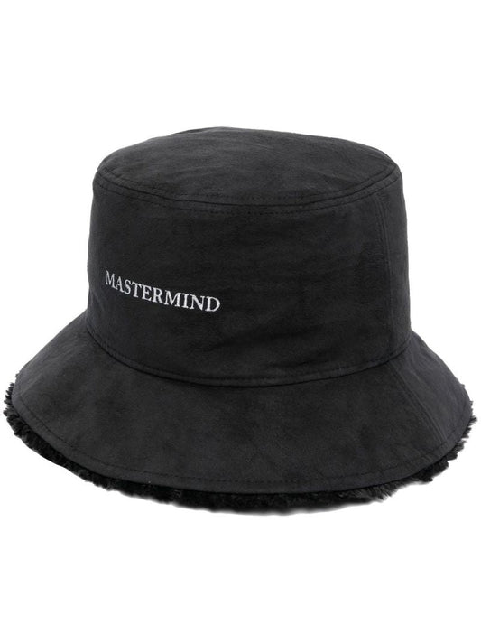 Black Skull Embroidered Bucket Hat