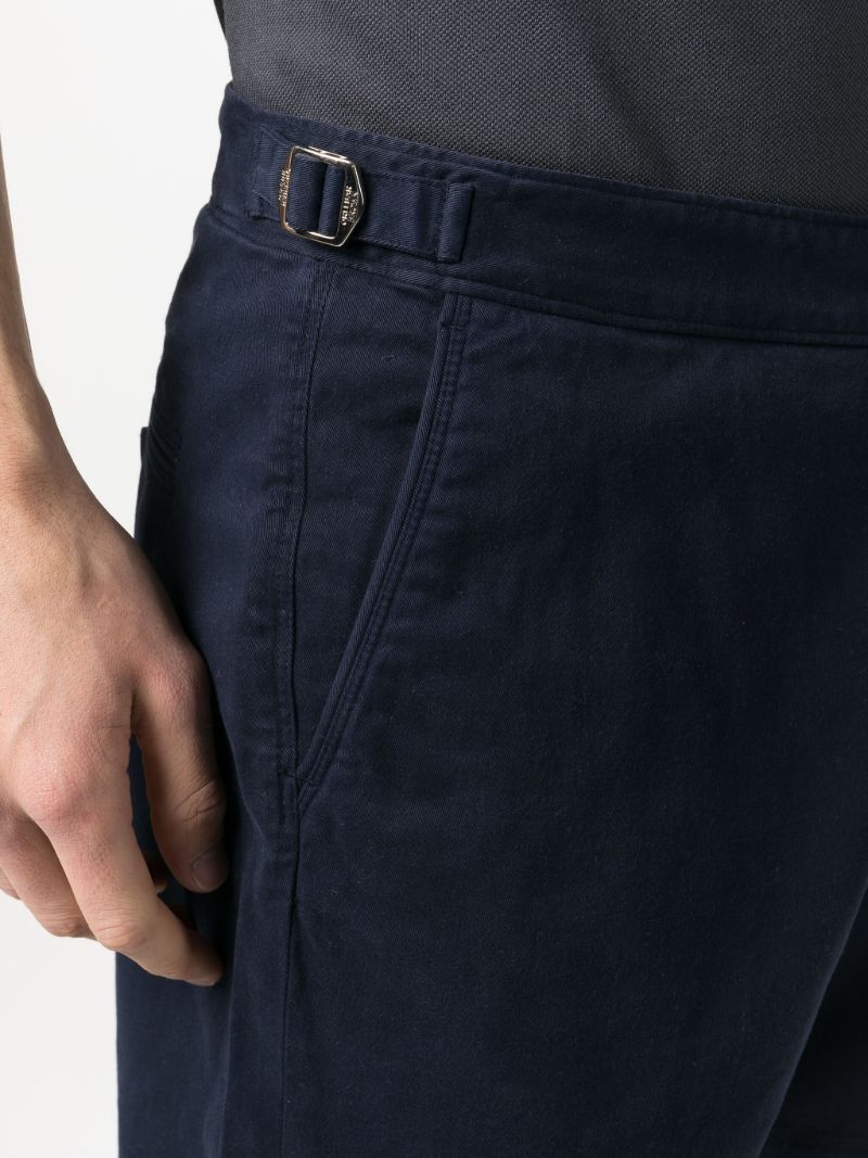Blue Bulldog Stretch-cotton Shorts