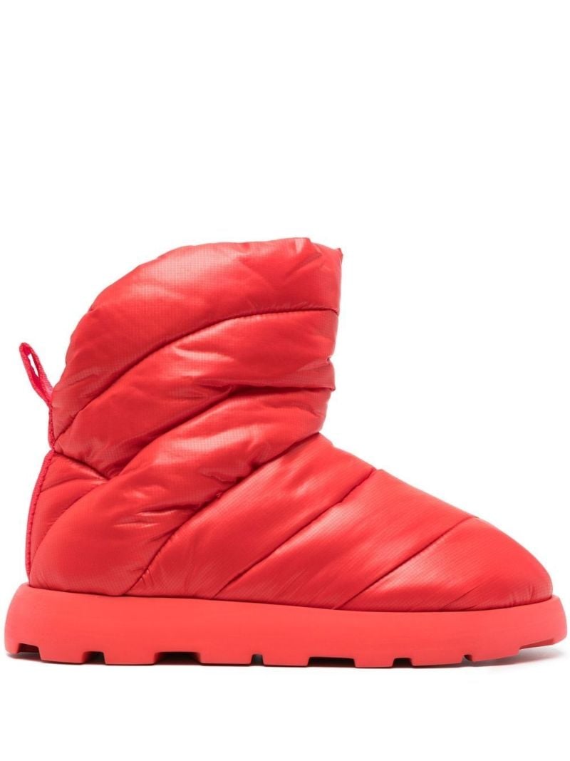 Red Luna Padded Ankle Boots