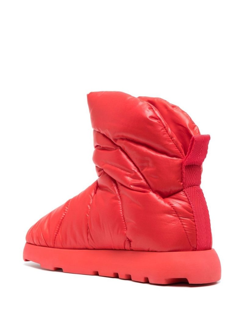 Red Luna Padded Ankle Boots