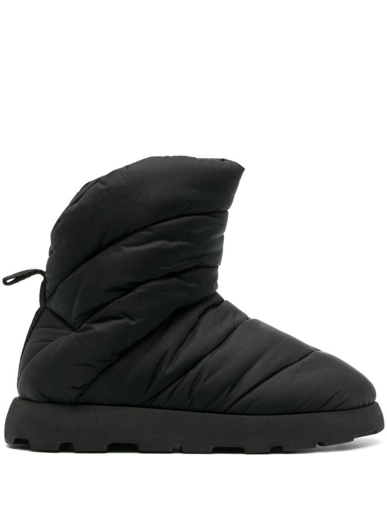 Black Luna Padded Ankle Boots