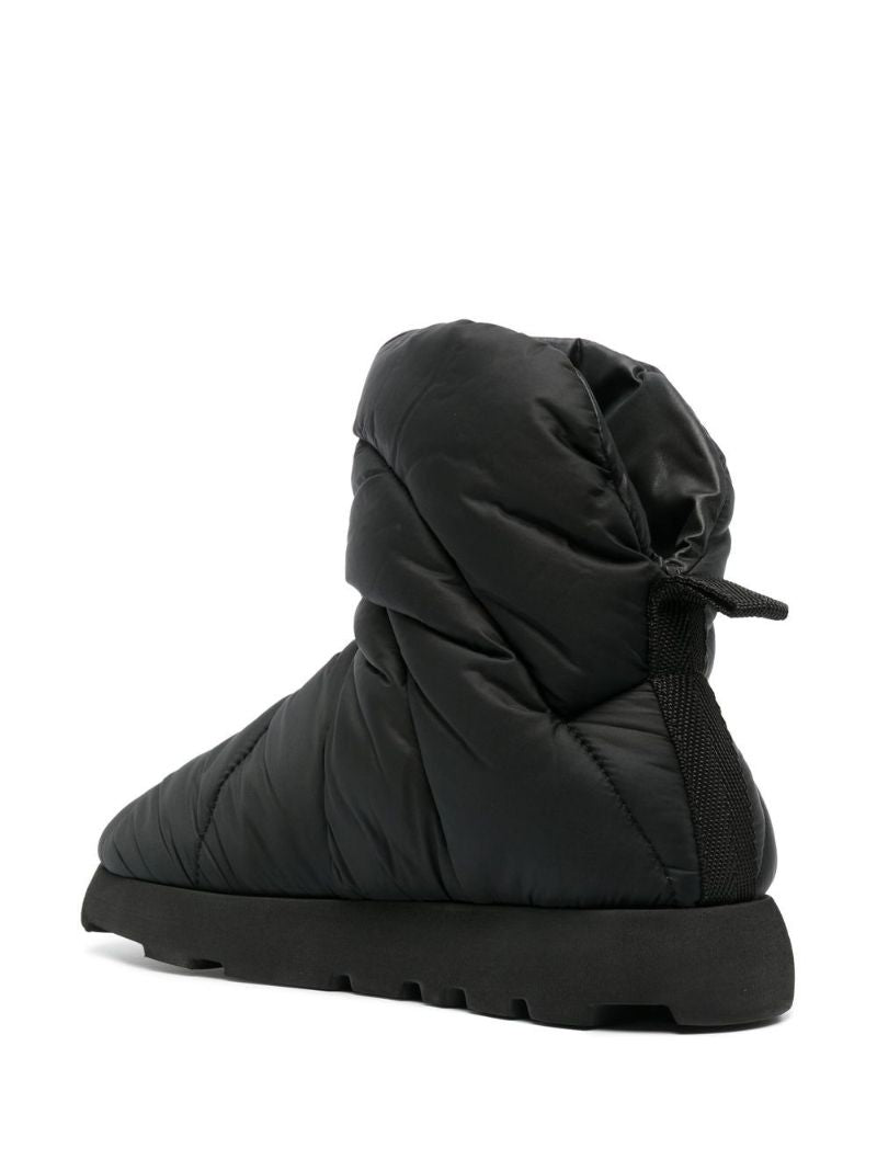 Black Luna Padded Ankle Boots