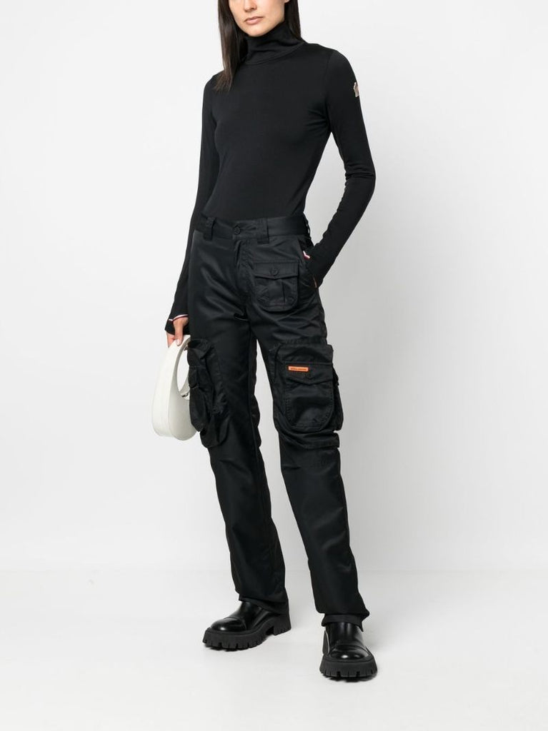 Black Ski Base Layer Top