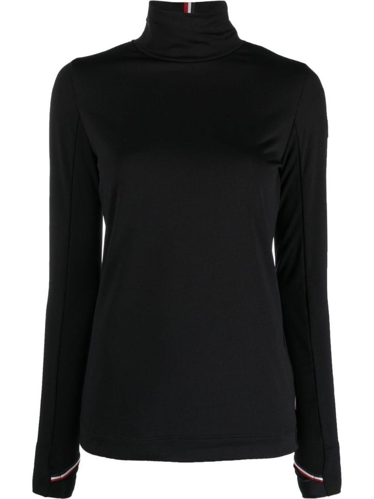Black Ski Base Layer Top